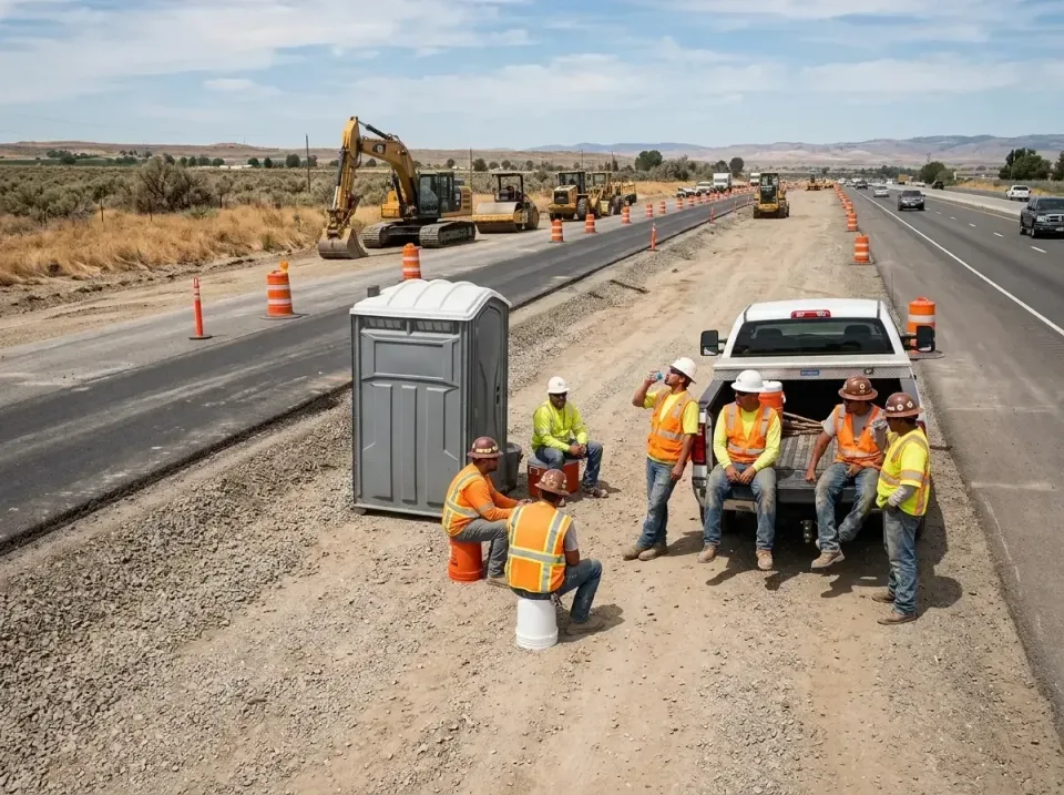 highway-road-construction-crew-007 — frequently asked questions, Porta Potty and Restroom Rentals in Everson, WA